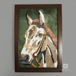 Картина из натуральных камней «Конь»
